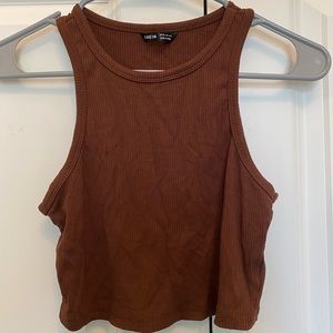 XS Shein Brown Crop Top